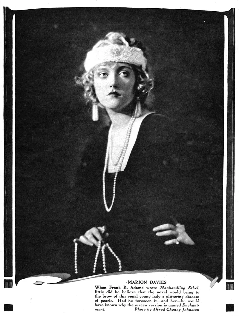 Marion Davies photographed by Alfred Cheney Johnston in 1921